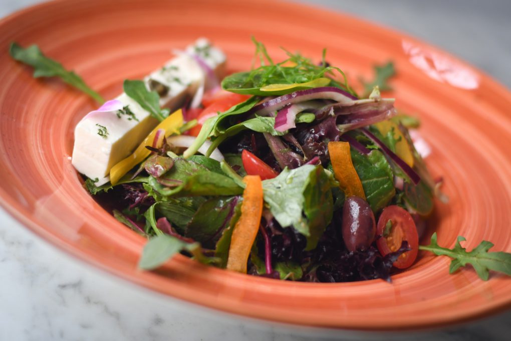 Salad with Cheese